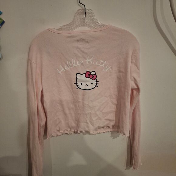 Hello Kitty Pink Cardigan Top - Picture 2 of 6